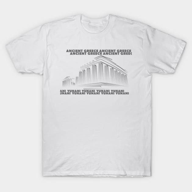 Yunani ancient greece famous building T-Shirt by INDONESIA68